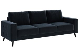 Ghado Sametová pohovka Fynn 233 cm