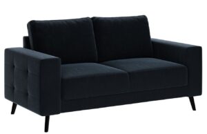 Ghado Sametová pohovka Fynn 168 cm