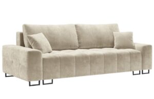 Micadoni Sametová rozkládací pohovka Byron 250 cm