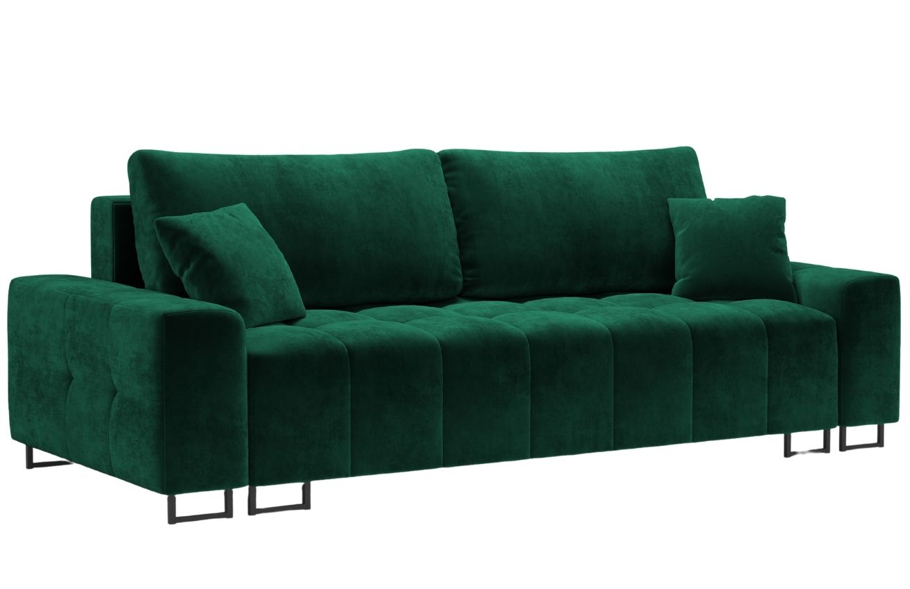 Micadoni Sametová rozkládací pohovka Byron 250 cm