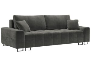 Micadoni Sametová rozkládací pohovka Byron 250 cm