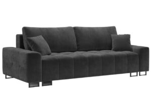 Micadoni Sametová rozkládací pohovka Byron 250 cm