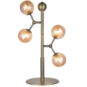 Halo Design Skleněná stolní lampa Atom