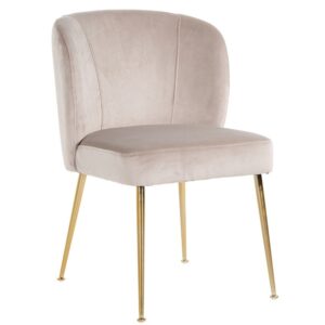 Richmond Sametová jídelní židle Cannon
