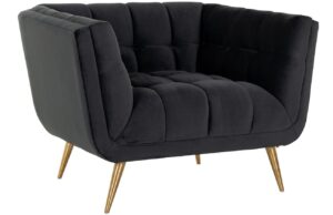 Richmond Sametové křeslo Huxley