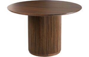 Hnědý mangový jídelní stůl J-line Vincenzo 120 cm