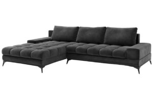 Windsor & Co Sametová rozkládací pohovka Deneb 315 cm