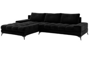 Windsor & Co Sametová rozkládací pohovka Deneb 315 cm