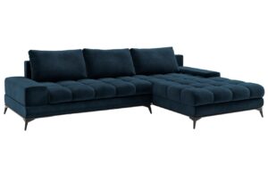 Windsor & Co Sametová rozkládací pohovka Deneb 315 cm