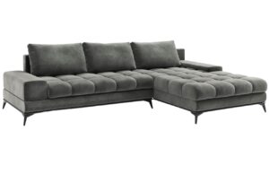 Windsor & Co Sametová rozkládací pohovka Deneb 315 cm