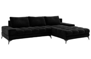 Windsor & Co Sametová rozkládací pohovka Deneb 315 cm