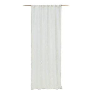 Bílý závěs Kave Home Adra 140 x 270 cm