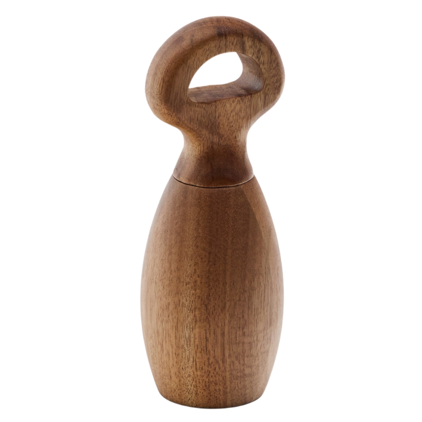 Dřevěný mlýnek na koření Kave Home Nukha 17 cm