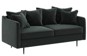 Ghado Sametová pohovka Esme 176 cm