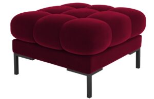 Micadoni Sametová podnožka Mamaia 60 x 60 cm