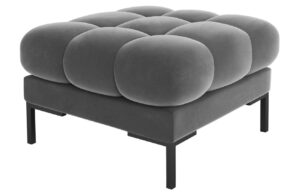 Micadoni Sametová podnožka Mamaia 60 x 60 cm