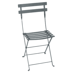 Šedá kovová skládací židle Fermob Bistro
