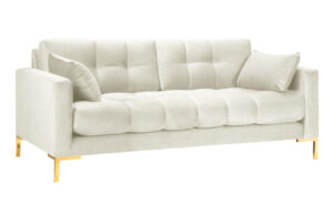 Micadoni Sametová pohovka Mamaia 152 cm