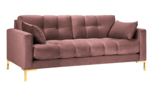 Micadoni Sametová pohovka Mamaia 152 cm