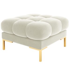 Micadoni Sametová podnožka Mamaia 60 x 60 cm