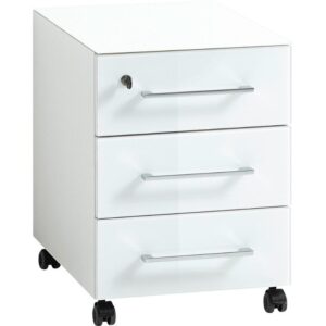 Germania Bílý pojízdný kontejner Monteria 40 x 50 cm