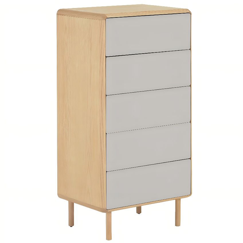 Jasanová komoda Kave Home Anielle 60 x 42 cm