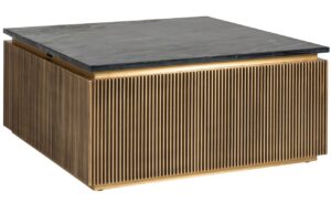 Richmond Mramorový konferenční stolek Ironville 90 x 90 cm