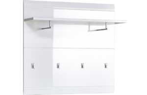 Germania Bílý nástěnný věšák Adana 90 x 96 cm