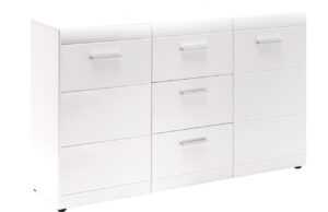 Germania Bílá komoda Adana 144 x 40 cm