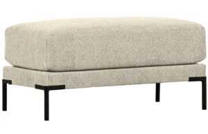 WOOOD Pískově hnědá látková podnožka Coulee 100 x 50 cm