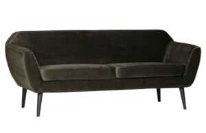 WOOOD Sametová pohovka Sanba 187 cm