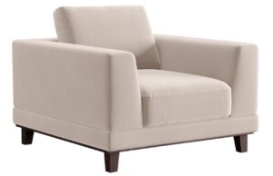 Windsor & Co Sametové křeslo Leon