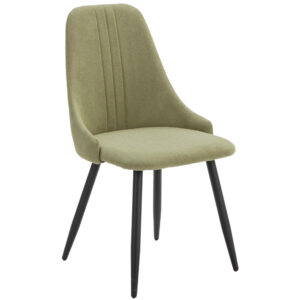 Zelená čalouněná jídelní židle Marckeric Mani