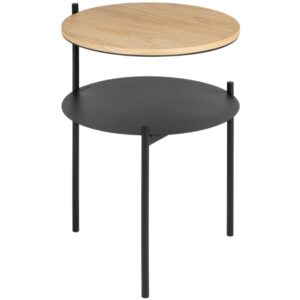 noo.ma Dubový odkládací stolek Tu 40 cm