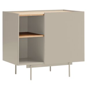 Béžová dubová komoda Teulat Otto 90 x 45 cm