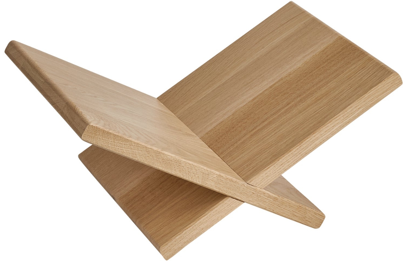 WOOOD Dubový stojan na knihy Walter 19 x 40 cm