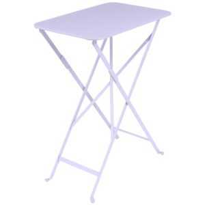 Fialový kovový skládací stůl Fermob Bistro 37 x 57 cm