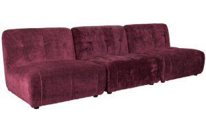 Dutchbone Sametová modulární pohovka GIADA 276 cm