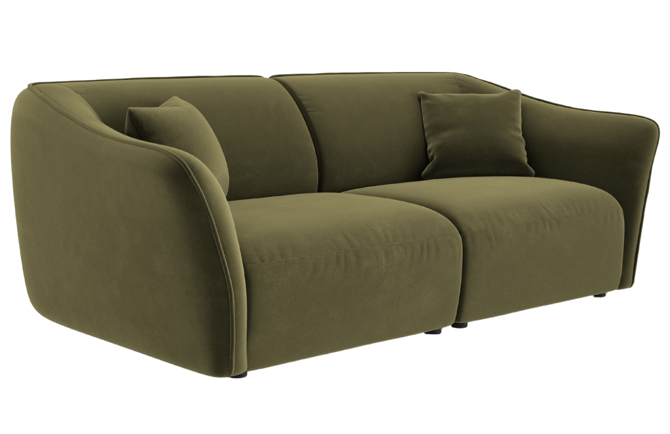 Cosmopolitan Design Sametová pohovka Tokyo 206 cm