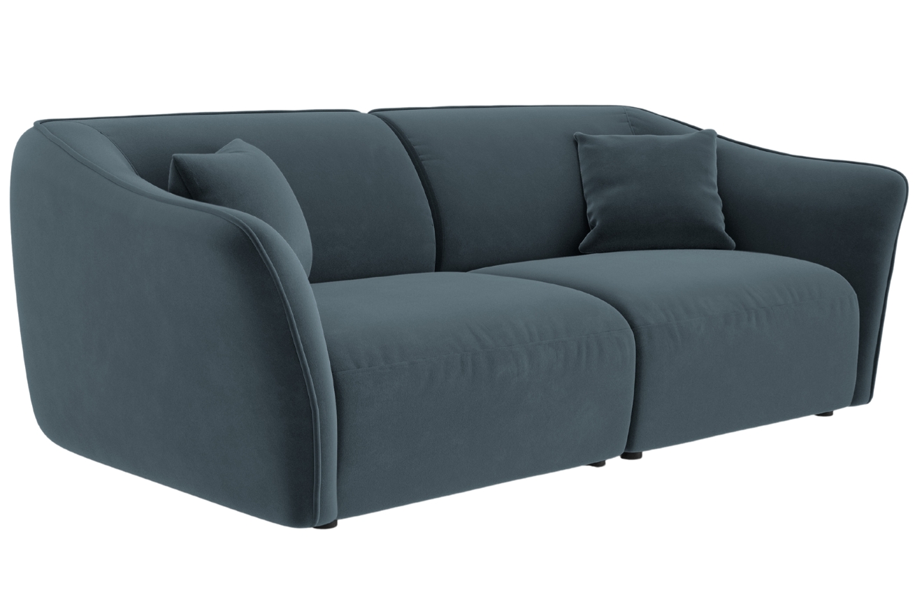 Cosmopolitan Design Sametová pohovka Tokyo 206 cm