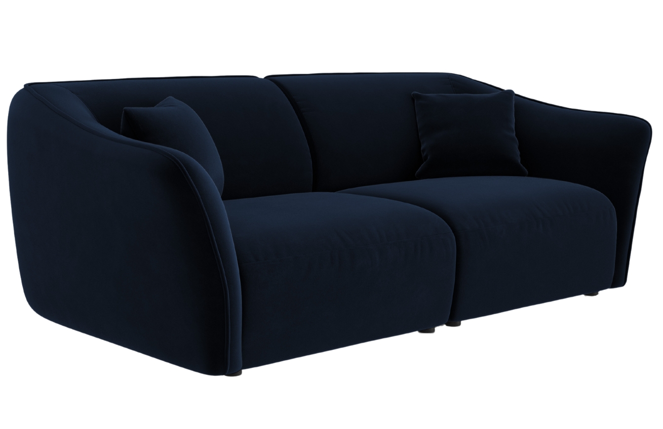 Cosmopolitan Design Sametová pohovka Tokyo 206 cm