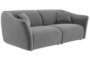 Cosmopolitan Design Sametová pohovka Tokyo 206 cm