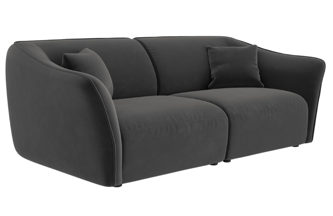 Cosmopolitan Design Sametová pohovka Tokyo 206 cm