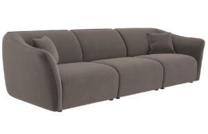 Cosmopolitan Design Sametová pohovka Tokyo 292 cm