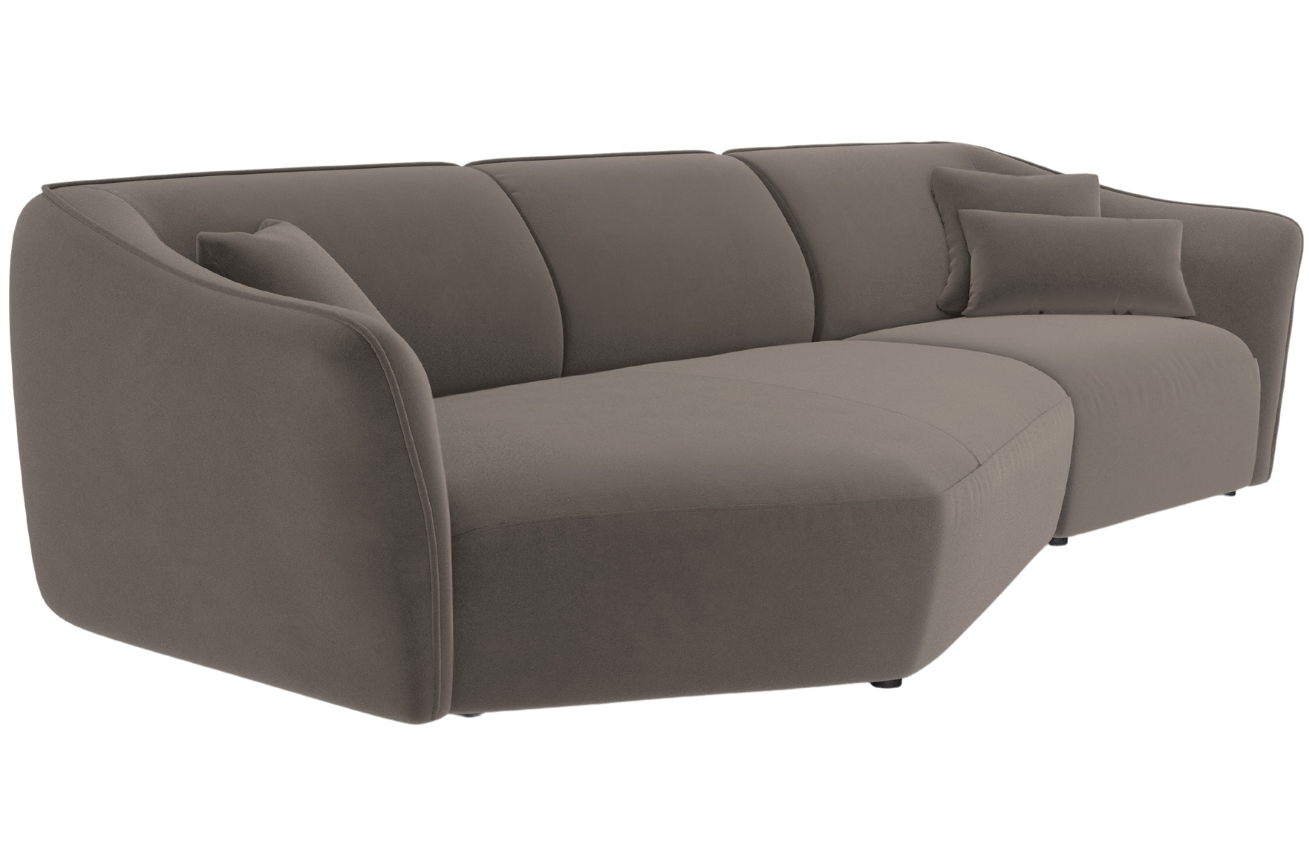 Cosmopolitan Design Sametová pohovka Tokyo 292 cm