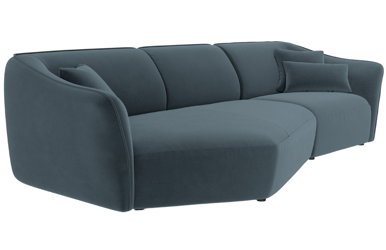 Cosmopolitan Design Sametová pohovka Tokyo 292 cm