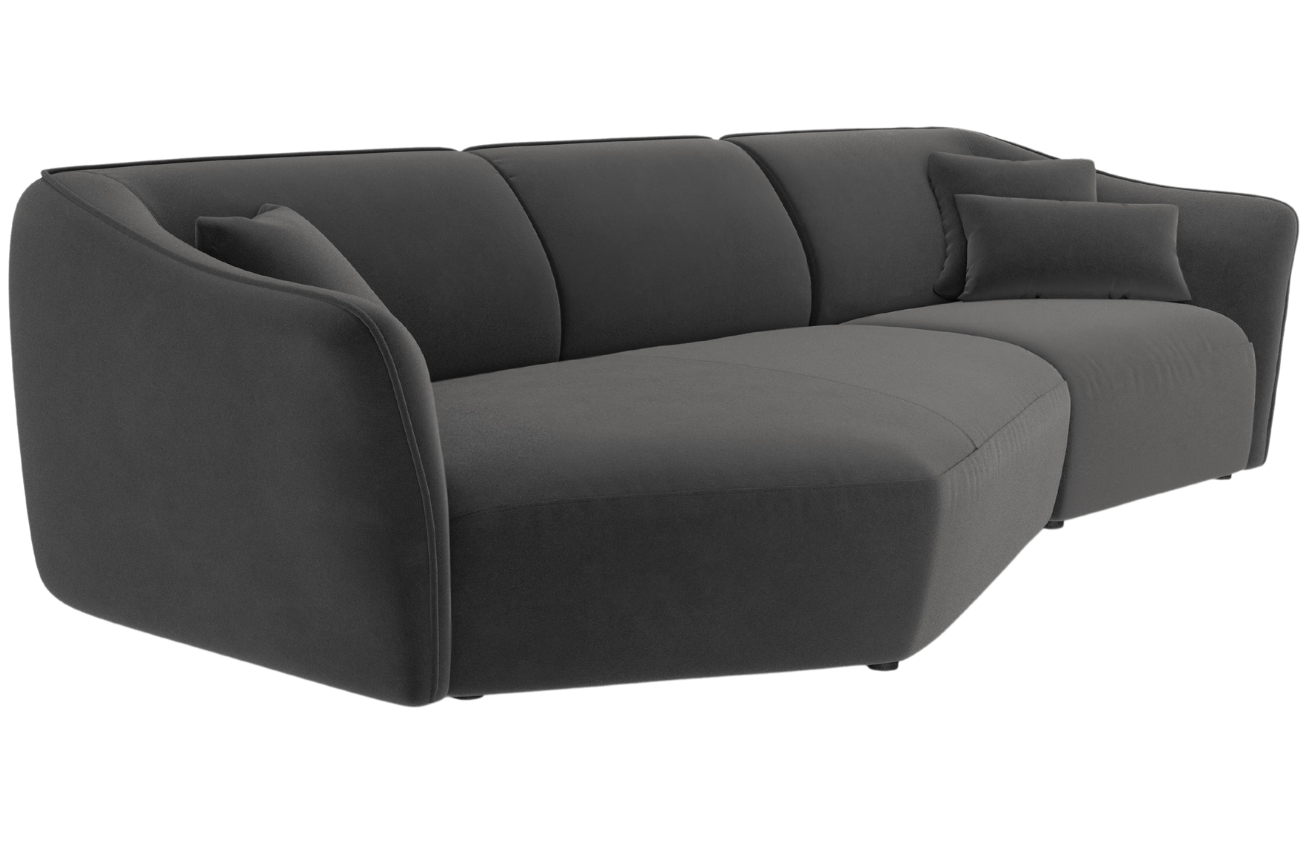 Cosmopolitan Design Sametová pohovka Tokyo 292 cm