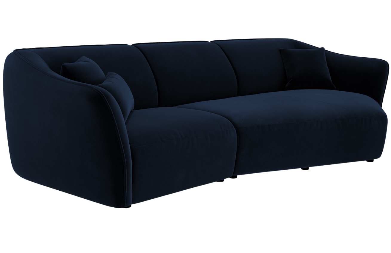 Cosmopolitan Design Sametová pohovka Tokyo 292 cm