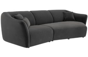 Cosmopolitan Design Sametová pohovka Tokyo 292 cm