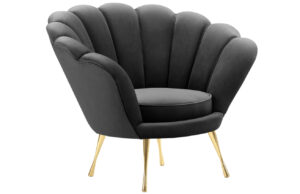 Cosmopolitan Design Sametové křeslo Kingston